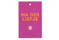 GIFT BOUQUET CARD MA DER LIEFJE FUCHSIA 6X9CM P/25