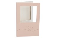 GIFT TILE CARD HEART SAND 21X14X1CM
