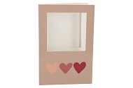GIFT TILE CARD HEART NATURAL 21X14X1CM