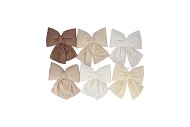 DECO SAND BOW X-MAS ASS 13X15CM