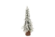 SILK X-MAS TREE SNOW 15X39CM