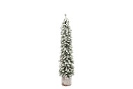 SILK FROSTY X-MAS TREE SNOW 10X42CM