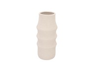 CASCAIS WHITE VASE 15X15X30CM