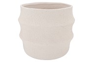 CASCAIS WHITE POT 40X40X35CM