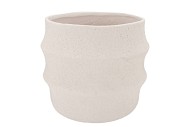 CASCAIS WHITE POT 35X35X31CM