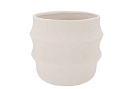 CASCAIS WHITE POT 30X30X26CM