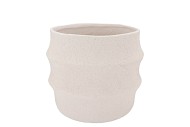 CASCAIS WHITE POT 20X20X18CM