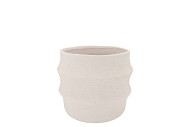 CASCAIS WHITE POT 13X13X12CM