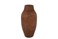 WOODY DARK NATURAL BROWN VASE FLOWER 19X19X39CM