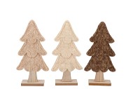 LAUREN BROWN X-MAS TREE DECO ASS 12X4X21CM