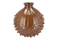 MIKA BROWN VASE CHESTNUT 36X36X37CM