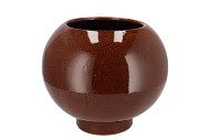 ANNECY BROWN POT 25X25X21CM