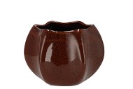 ANNECY BROWN POT STRUCTURE 19X19X15CM