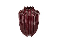 JUNA PURPLE VASE LONG STRUCTURE 22X22X30CM