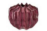 JUNA PURPLE VASE STRUCTURE 29X29X24CM