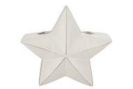 MIKA STAR WHITE VASE X-MAS 42X16X40CM