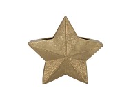 MIKA STAR GOLD VASE X-MAS 22X9X20CM