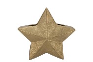 MIKA STAR GOLD VASE X-MAS 32X12X30CM