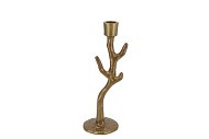 HAWLEY GOLD CANDLE HOLDER 9X9X27CM