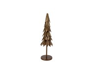 HAWLEY GOLD X-MAS TREE ON STAND DECO 9X9X25CM