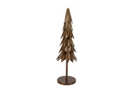 HAWLEY GOLD X-MAS TREE ON STAND DECO 10X10X40CM