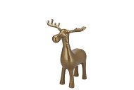 HAWLEY GOLD MOOSE DECO 10X11X14CM