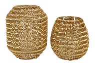 CRUZ GOLDEN LATERN METAL FRAME ASS 11X20X27CM