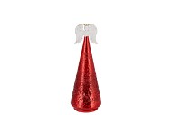 TOUCH RED ROTATING ANGEL SPARKLE 11X21CM