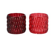 JAZZ RED T-LIGHT BUBBLE ASS 10X9CM