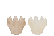 JAZZ SAND T-LIGHT  BLOWN GLASS ASS 16X13CM