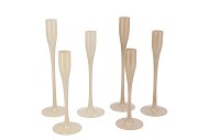 JAZZ SAND CANDLE HOLDER STRAIGHT ASS P/3 8X21CM