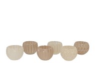 JAZZ SAND T-LIGHT STRUCTURE ASS 8X6CM