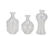 TAYLOR CLEAR VASE ASS 8X12CM
