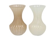 TAYLOR SAND VASE CONE NECK ASS 10X18CM
