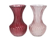 TAYLOR PINK VASE CONE NECK ASS 10X18CM