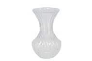 TAYLOR CLEAR VASE CONE NECK ASS 10X18CM
