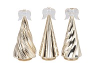 TOUCH CHAMPAGNE ROTATING ANGEL SWIRL ASS 11X27CM