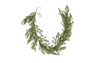 SILK GARLAND GREEN LED LIGHT 140CM