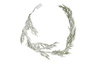 SILK GARLAND GREEN SNOW LED LIGHT 150CM