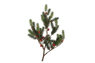 SILK PINE X-MAS BALL RED 102X55X18CM