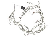 SILK GARLAND SNOWSPAR 183X13X4CM