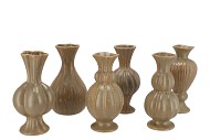 MAYSA GREEN MIX VASE ASS 11X11X22CM
