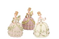 LESLY MULTI COLOR PRINCESS BEAUTY ASS 14X14X21CM