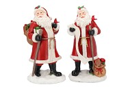 LESLY X-MAS RED SANTA ASS 17X17X35CM