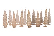 TWINKLE SAND GLASS TREE VELVET ASS 10X35CM