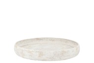 COASTER KAYA WHITE TRAY EDGE METAL 37X6CM