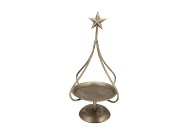 KAYA GOLD TRAY SHELF METAL 20X20X46CM
