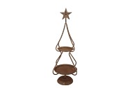 KAYA BRONZE TRAY SHELF METAL 20X20X63CM
