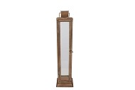 KAYA BRONZE LANTERN METAL 17X17X55CM