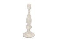 KAYA WHITE CANDLE HOLDER 11X29CM